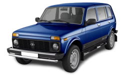 2D коврики EVA в салон на Lada 2131 Нива 5D (1993-2020)