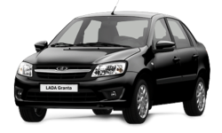 3D коврики EVA с бортами в салон  на Lada Granta седан, лифтбек (2011-2018)