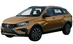 2D коврики EVA в салон и багажник на Lada Vesta I рестайлинг универсал (NG) (2022-н.в)